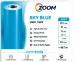 Sky Blue / Cerulean Color Cutting Vinyl Roll – Crisp Fresh Cyan-Blue Vinyl