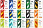 Orange & White Striped Reflective Barricade Tape – Work Zone Safety Chevron Tape - Image 3